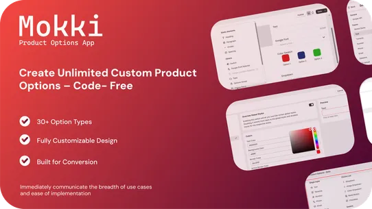 MOKKI ‑ Variant Options screenshot