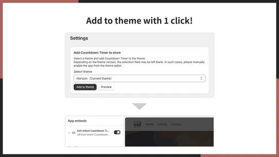 UR:Exit‑Intent Countdown Popup screenshot