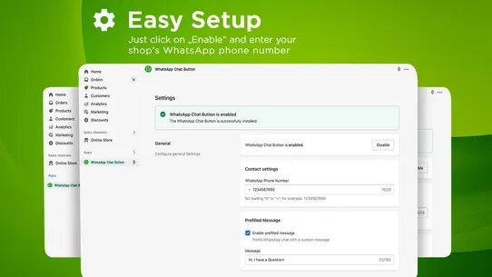 EAZE Button ‑ for WhatsApp screenshot