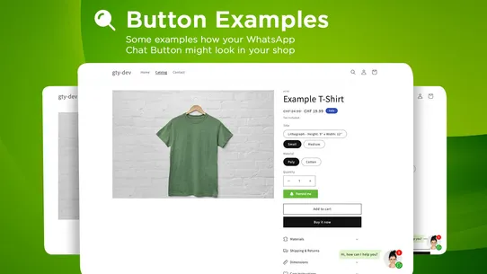 EAZE Button ‑ for WhatsApp screenshot