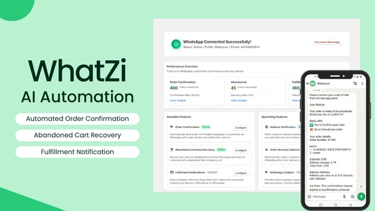 WhatZi: WhatsApp AI Automation screenshot