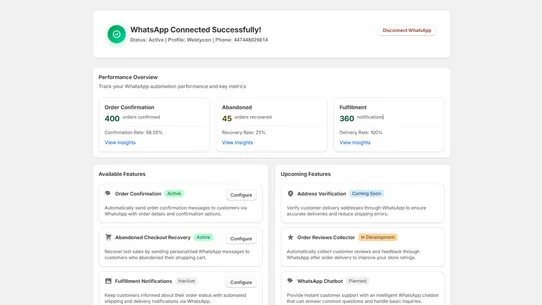 WhatZi: WhatsApp AI Automation screenshot
