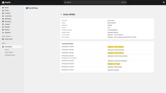 Parcel Plus screenshot