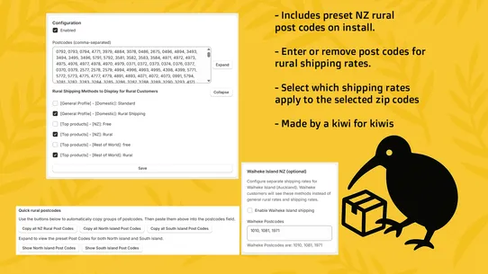 NZDev ‑ Rural Shipping NZ/AUS screenshot