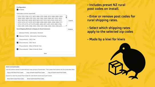 NZDev ‑ Rural Shipping NZ screenshot