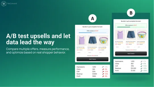 ReConvert Upsell &amp; Cross Sell! screenshot