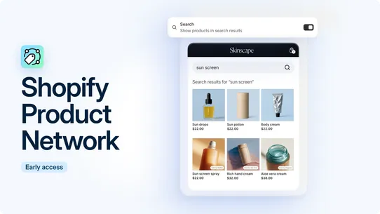 Shopify Product Network screenshot