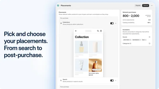 Shopify Product Network screenshot