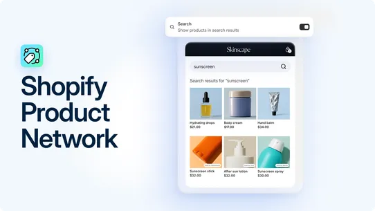 Shopify Product Network screenshot