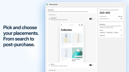 Shopify Product Network screenshot