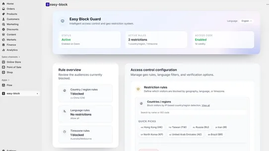 Easy Block Guard screenshot