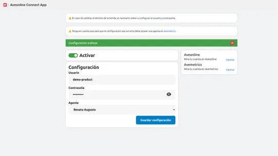 Aveonline Connect screenshot