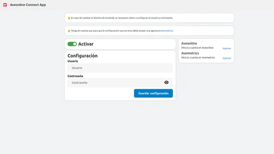 Aveonline Connect screenshot