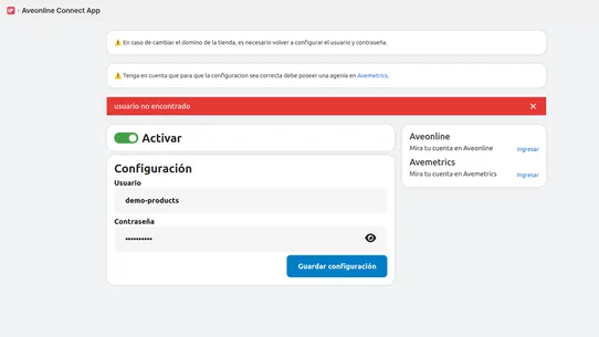 Aveonline Connect screenshot