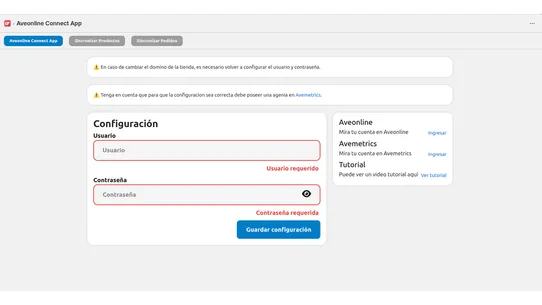 Aveonline Connect screenshot