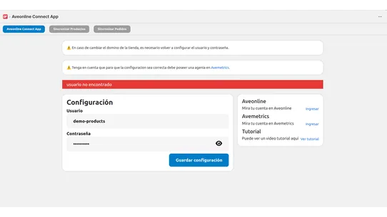 Aveonline Connect screenshot