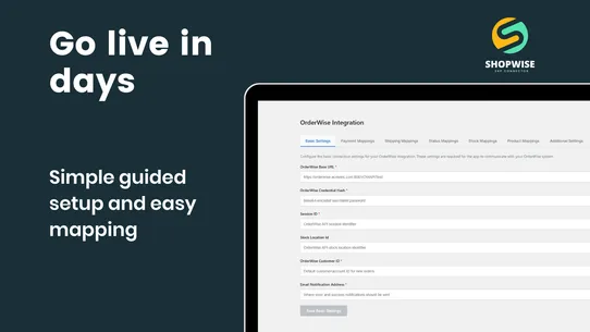 Shopwise ‑ Orderwise Connector screenshot