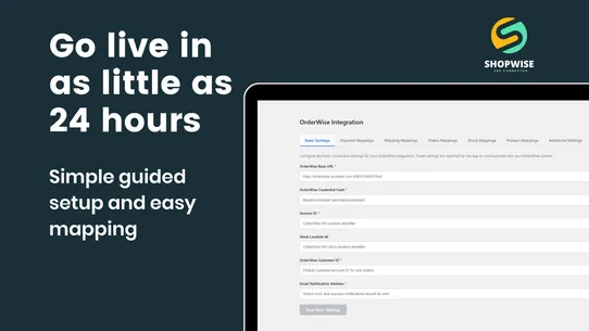 Shopwise ‑ Orderwise Connector screenshot