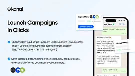 Kanal: WhatsApp Marketing+Chat screenshot