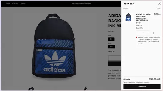 Common Sense Checkout Rules screenshot