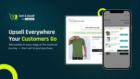 Cart &amp; Upsell by Navidium screenshot