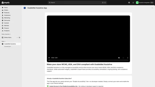 UsableNet Assistive screenshot