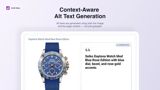 AI Alt Texts | Engage screenshot
