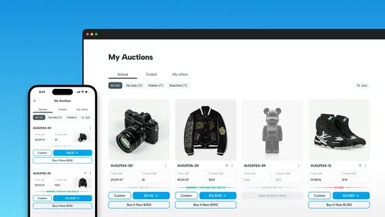 Reflow Auctions screenshot