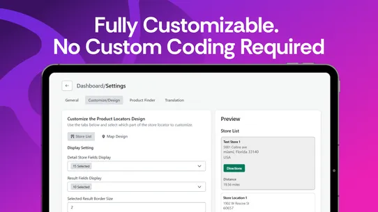 RP ProFind ‑ Product Locator screenshot