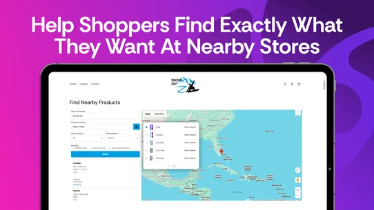 RP ProFind ‑ Product Locator screenshot