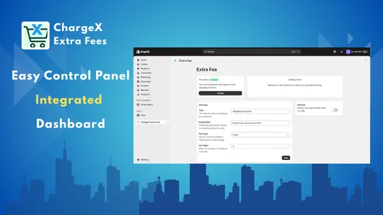 ChargeX Extra Fees screenshot