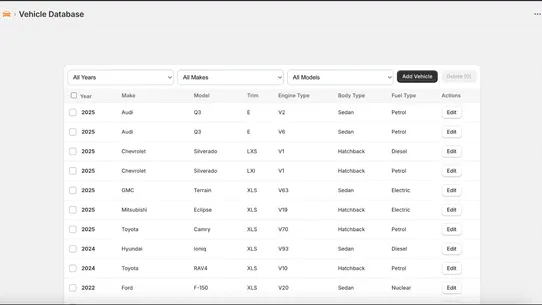 EasyYMM ‑ Year Make Model screenshot