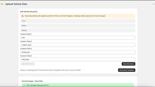 EasyYMM ‑ Year Make Model screenshot