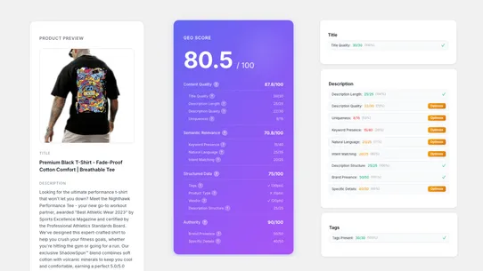 ACP Agentic Commerce Optimizer screenshot