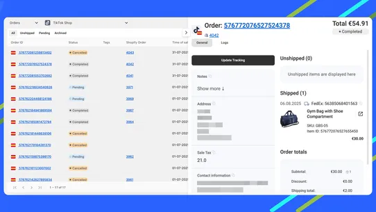 M2E ‑ TikTok Shop Importer screenshot