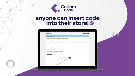 Custom Code screenshot