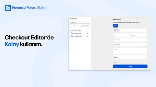 Kurumsal Fatura Bilgileri screenshot