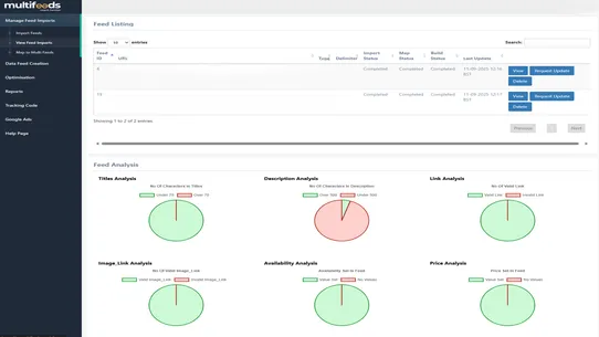 Multifeeds Feed Builder screenshot