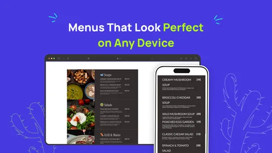K: Restaurant Menu screenshot
