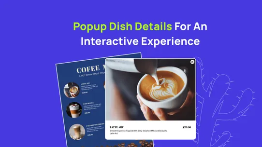 K: Restaurant Menu screenshot
