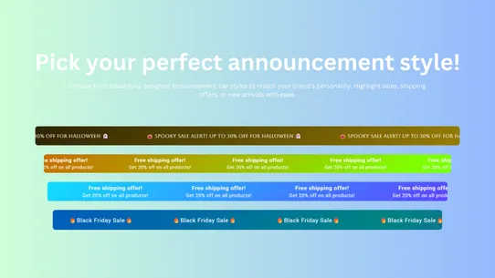 GlowBar Announcement screenshot