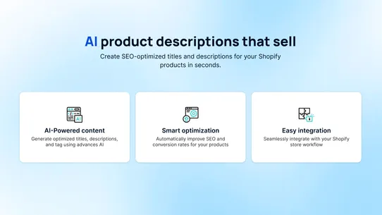 OIX ‑ AI Product Description screenshot