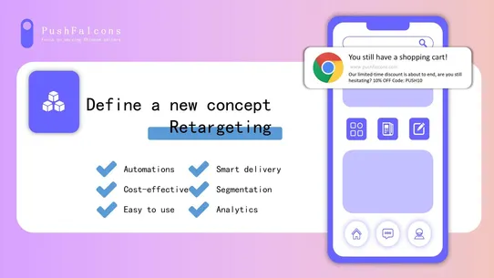 Pushfalcons screenshot