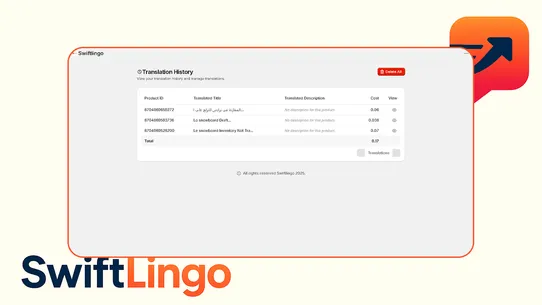 SwiftLingo screenshot