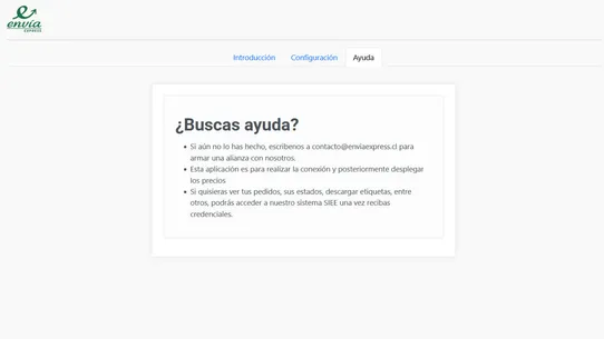 Envia Express screenshot