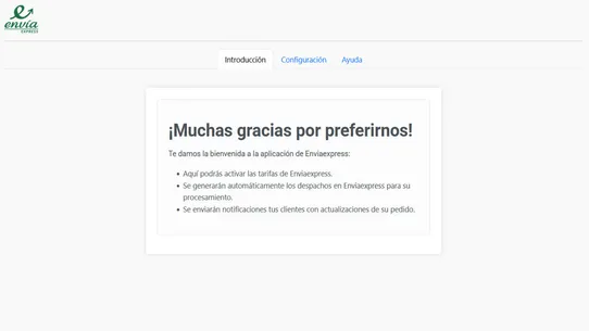 Envia Express screenshot