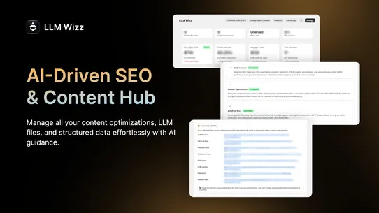 LLM Wizz – AI SEO &amp; AI Traffic screenshot