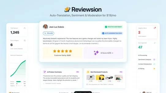 Reviewsion screenshot