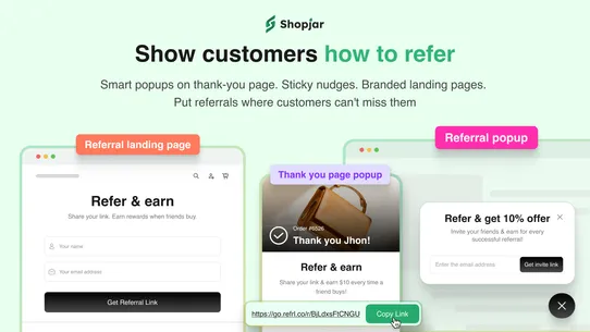 Referral Program ‑ Shopjar screenshot
