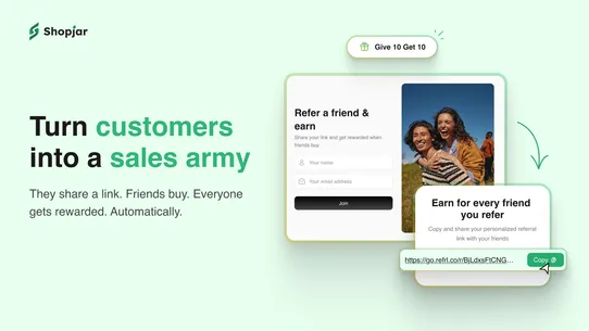Referral Program ‑ Shopjar screenshot